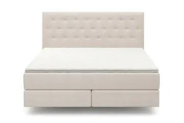 HVILA Premium Sängpaket Kontinentalsäng 180x200 cm med svävande effekt inkl. Bäddmadrass i Polyesterskum Vändbar Sommar & Vintersida och Tvättbar klädsel - Sommar & Vintersida - Products - Möbler - Säng - Komplett sängpaket