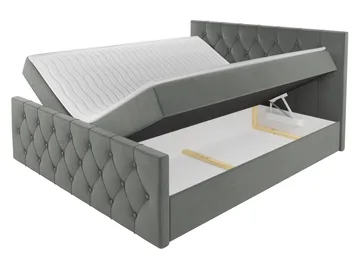 Jitendra Sängpaket Kontinentalsäng 200x200 cm med Förvaring - Svart - Products - Möbler - Säng - Komplett sängpaket