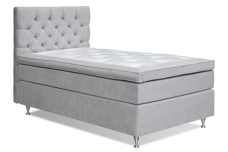 Joluma Kontinentalsäng Fast 140x200 cm - (+Fler val) 140x200 cm Ljusgrå - Products - Möbler - Säng - Kontinentalsäng