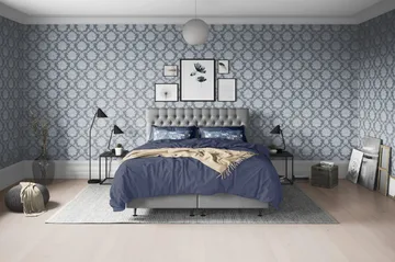 Utan sänggavel - Grey