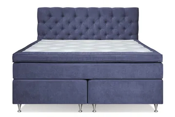 Joluma Kontinentalsäng Medium 160x200 cm - (+Fler val) 160x200 cm Mörkblå - Products - Möbler - Säng - Enkelsäng