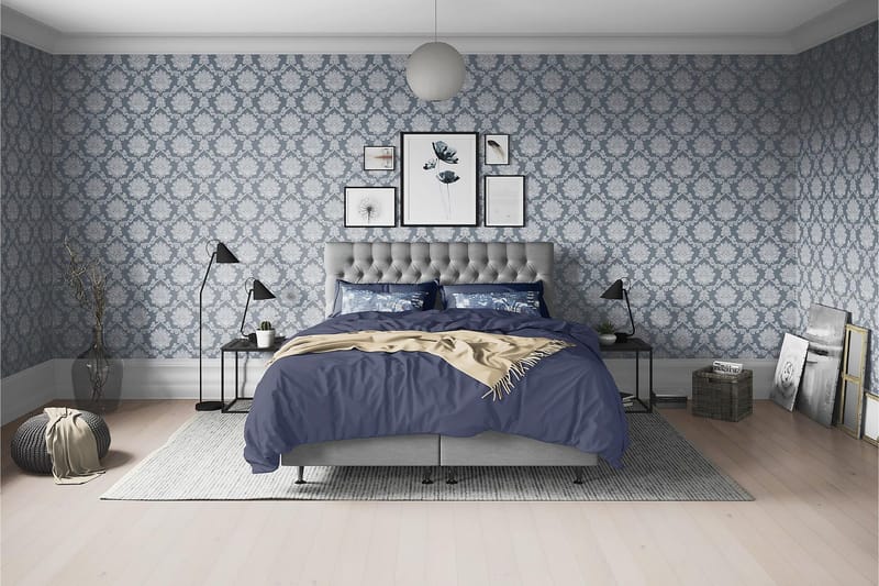 Joluma Sängpaket Fast 105x200 cm - (+Fler val) 105x200 cm Grå - Products - Möbler - Säng - Kontinentalsäng