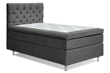 Joluma Sängpaket Fast 105x200 cm - (+Fler val) 105x200 cm Mörkgrå - Products - Möbler - Säng - Kontinentalsäng