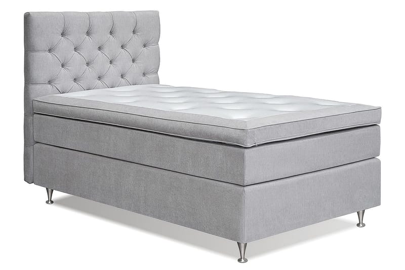 Joluma Sängpaket Fast 140x200 cm - (+Fler val) 140x200 cm Ljusgrå - Products - Möbler - Säng - Kontinentalsäng