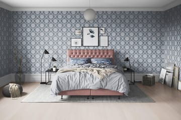Joluma Sängpaket Medium 120x200 cm - (+Fler val) 120x200 cm Mörkrosa - Products - Möbler - Säng - Kontinentalsäng
