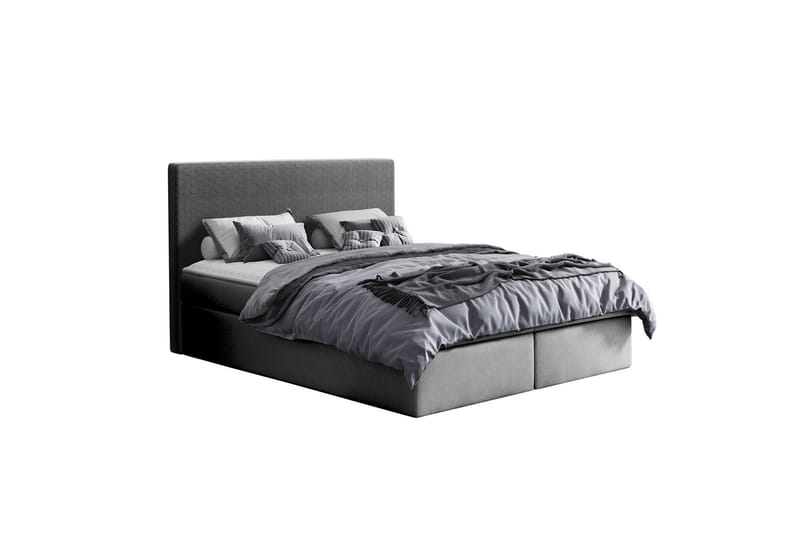 Laargard Kontinentalsäng medFörvaring 200x200 - Grå - Products - Möbler - Säng - Säng med förvaring