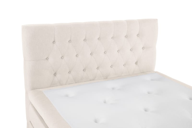 Lucky Komplett Sängpaket 120x200 Latex Diamant Sänggavel - Beige - Products - Möbler - Säng - Enkelsäng