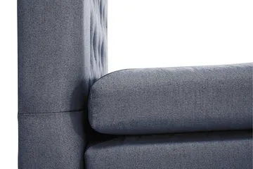 Lucky Komplett Sängpaket 120x200 Polyeter Diamant Sänggavel - Nackkudde Liten Mörkblå - Products - Möbler - Säng - Enkelsäng