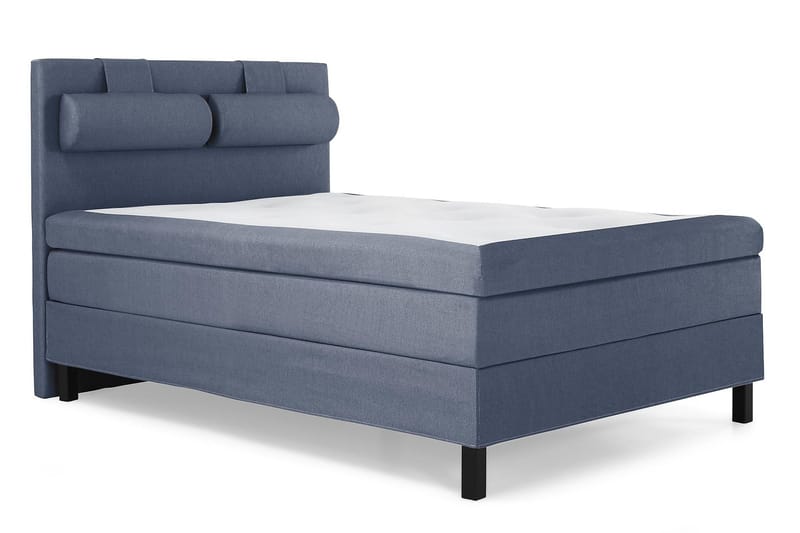 Lucky Komplett Sängpaket 140x200 Latex Slät Sänggavel  Na - Nackkudde Stor Mörkblå - Products - Möbler - Säng - Kontinentalsäng