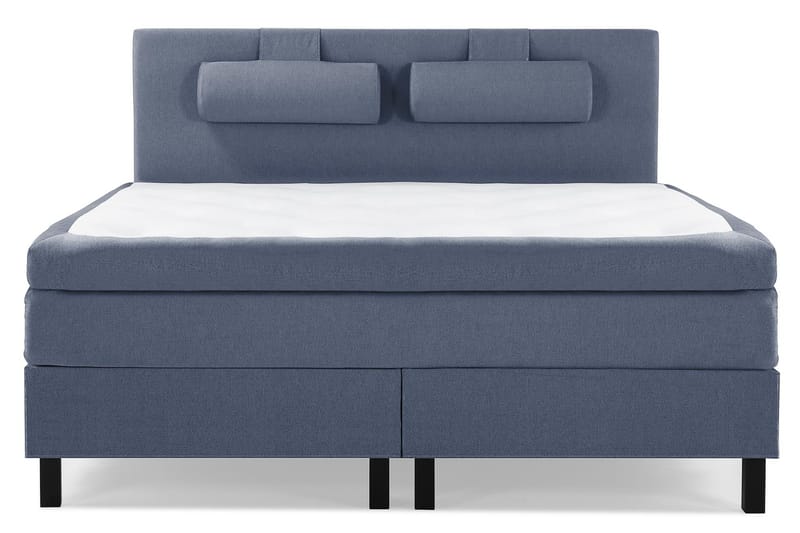Lucky Komplett Sängpaket 160x200 Polyeter Slät - Nackkudde Stor Mörkblå - Products - Möbler - Säng - Kontinentalsäng