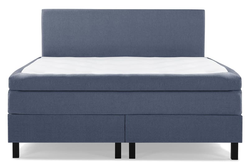 Lucky Komplett Sängpaket 180x200 Latex Slät Sänggavel - Mörkblå - Products - Möbler - Säng - Kontinentalsäng