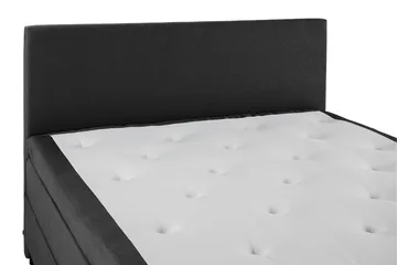 Lucky Komplett Sängpaket 180x200 Latex Slät Sänggavel - Svart/Grå - Products - Möbler - Säng - Kontinentalsäng