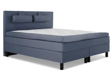 Lucky Sängpaket 180x200 Polyeter Slät - Mörkblå - Products - Möbler - Säng - Kontinentalsäng