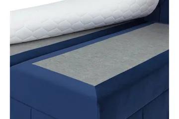 Lyckorna Kontinentalsäng 160x200 cm LED-belysning - Grå - Products - Möbler - Säng - Säng med förvaring