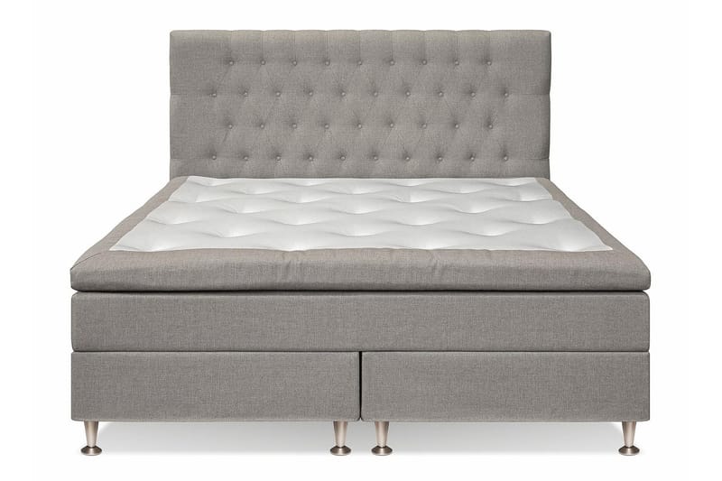 Meja Kontinentalsäng 160x200 - Ljusbrun - Products - Möbler - Säng - Kontinentalsäng