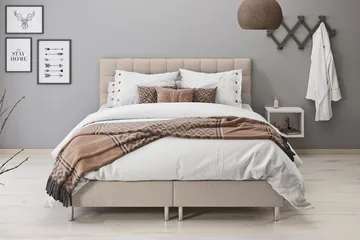 Montana Förvaringssäng 180x200 - Beige - Products - Möbler - Säng - Säng med förvaring