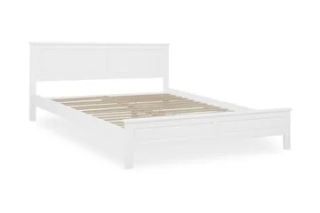 Olivet Dubbelsäng 180 200 cm Vit  Vit - Vit - Products - Möbler - Säng - Dubbelsäng