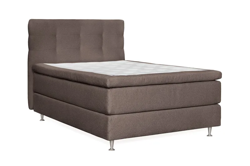 Oslo Lyx Kontinentalsäng 120 knappar loop 8 - Ljusbrun - Products - Möbler - Säng - Kontinentalsäng
