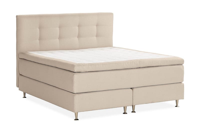 Oslo Lyx Kontinentalsäng 160x200 cm - Beige - Products - Möbler - Säng - Kontinentalsäng