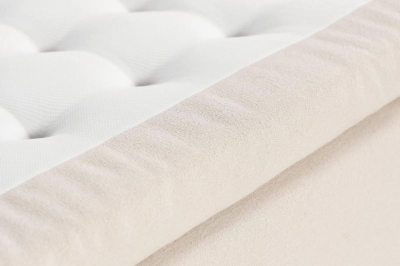 Oslo Lyx Sängpaket Boucle 140x200 Knappad gavel - Ljusbeige - Products - Möbler - Säng - Kontinentalsäng