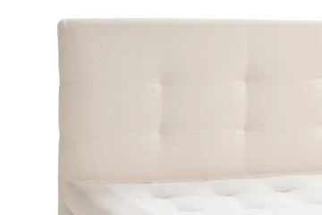 Oslo Lyx Sängpaket Boucle 140x200 Knappad gavel - Ljusbeige - Products - Möbler - Säng - Kontinentalsäng