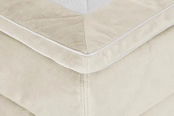 Princess Kontinentalsäng 180x200cm - Beige/Sammet - Products - Möbler - Säng - Kontinentalsäng