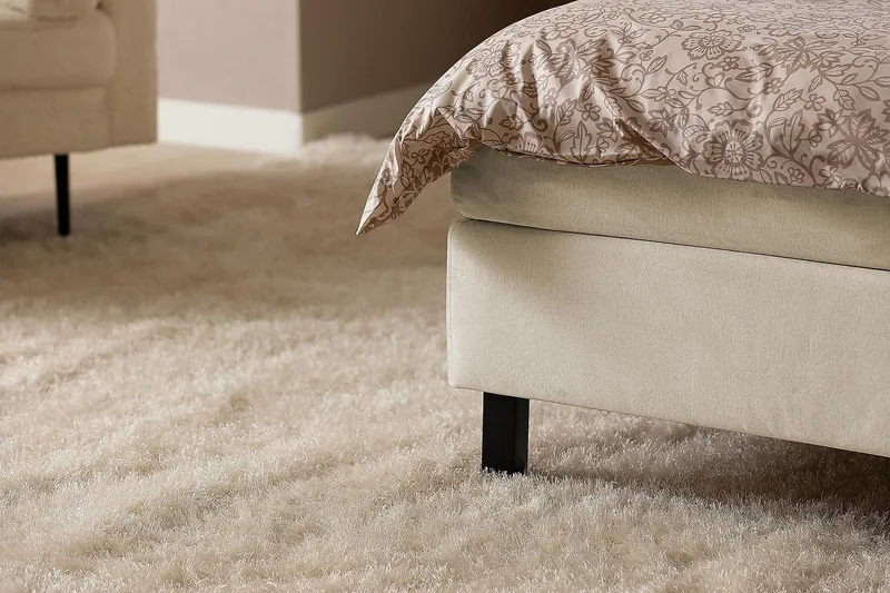 Princess Kontinentalsäng 180x200cm - Beige/Sammet - Products - Möbler - Säng - Kontinentalsäng
