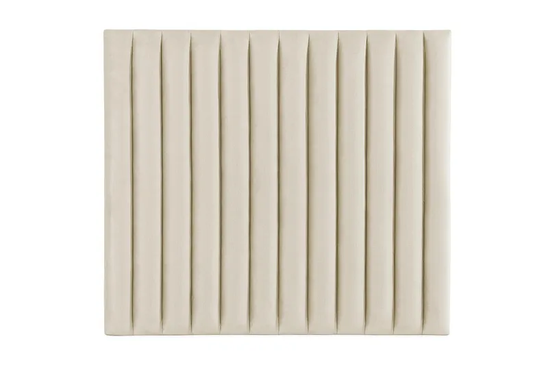 Rakel Sänggavel 120cm, Beige/Sammet