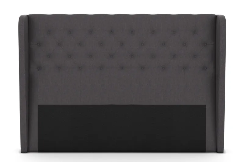 Select Sänggavel 210 cm med Sidor, Mörkgrå