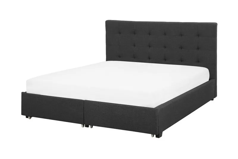 Sandrick Dubbelsäng med Förvaring 160x200 - Grå - Products - Möbler - Säng - Säng med förvaring