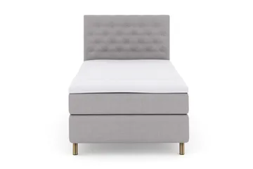 Select No 3 Komplett Sängpaket 120x200 Fast, Ljusgrå/Koppar