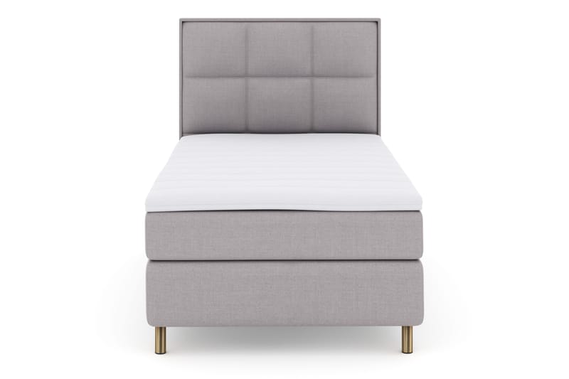 Select No 3 Komplett Sängpaket 120x200 Fast, Ljusgrå/Koppar