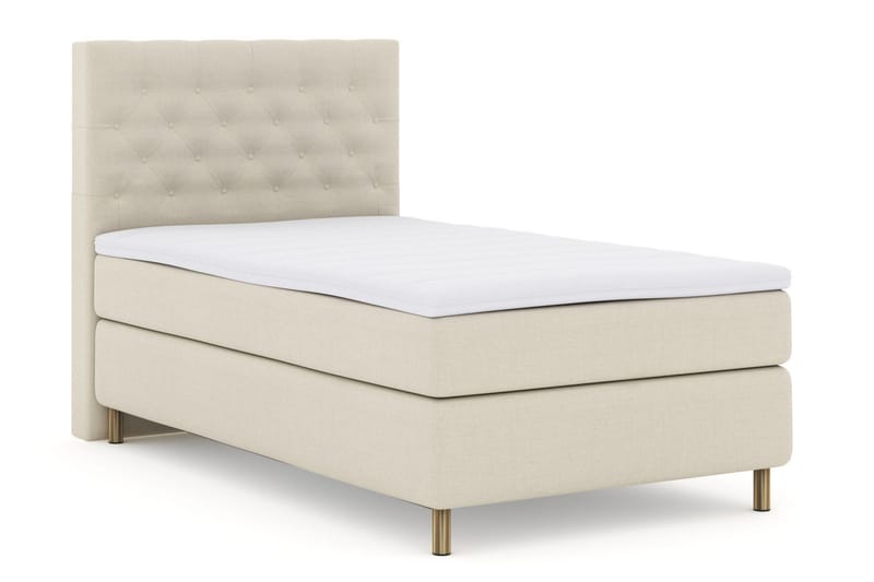 Select No 3 Komplett Sängpaket 120x200 Medium - Beige/Koppar - Products - Möbler - Säng - Enkelsäng