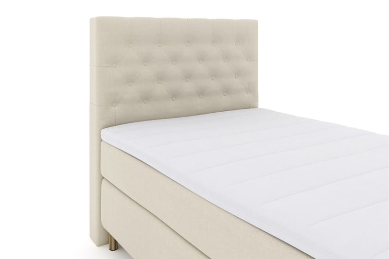 Select No 3 Komplett Sängpaket 120x200 Medium - Beige/Koppar - Products - Möbler - Säng - Enkelsäng