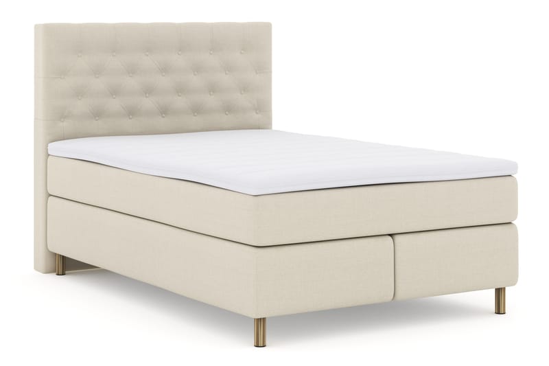 Select No 3 Komplett Sängpaket 140x200 Fast - Beige/Koppar - Products - Möbler - Säng - Kontinentalsäng