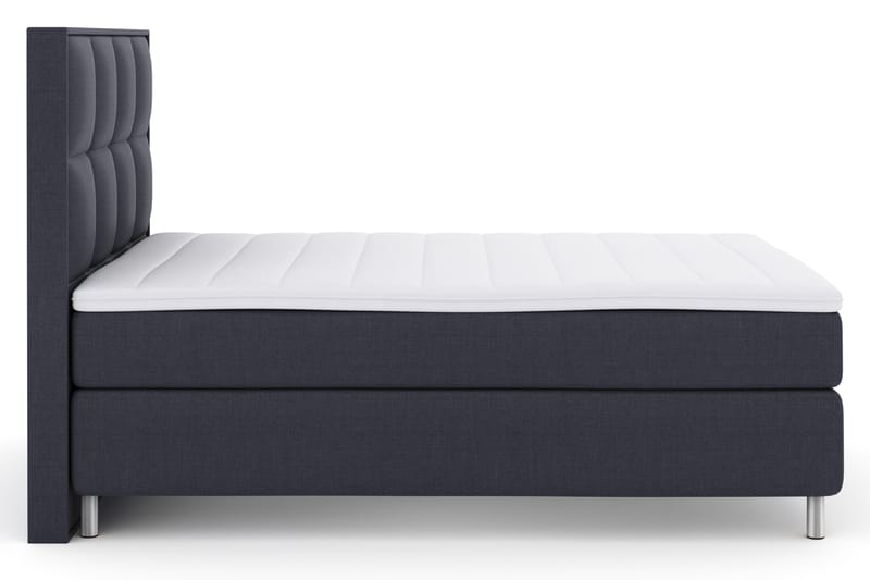 Select No 3 Komplett Sängpaket 140x200 Fast - Blå/Metall - Products - Möbler - Säng - Kontinentalsäng