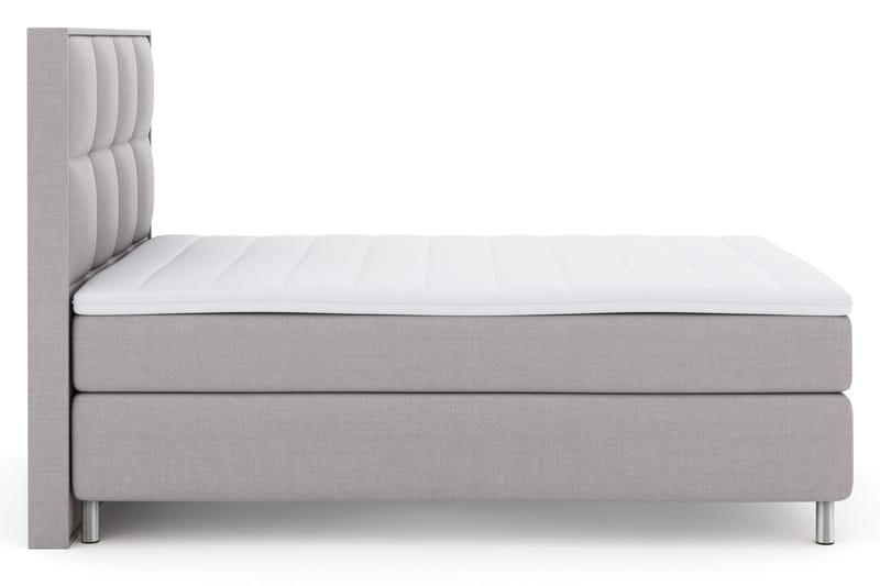 Select No 3 Komplett Sängpaket 140x200 Fast - Ljusgrå/Metall - Products - Möbler - Säng - Kontinentalsäng