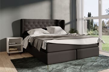Select No 3 Komplett Sängpaket 140x200 Fast - Mörkgrå/Metall - Products - Möbler - Säng - Kontinentalsäng