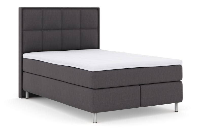 Select No 3 Komplett Sängpaket 140x200 Fast - Mörkgrå/Metall - Products - Möbler - Säng - Kontinentalsäng