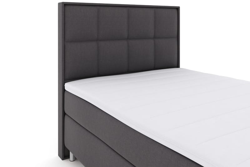 Select No 3 Komplett Sängpaket 140x200 Fast - Mörkgrå/Metall - Products - Möbler - Säng - Kontinentalsäng