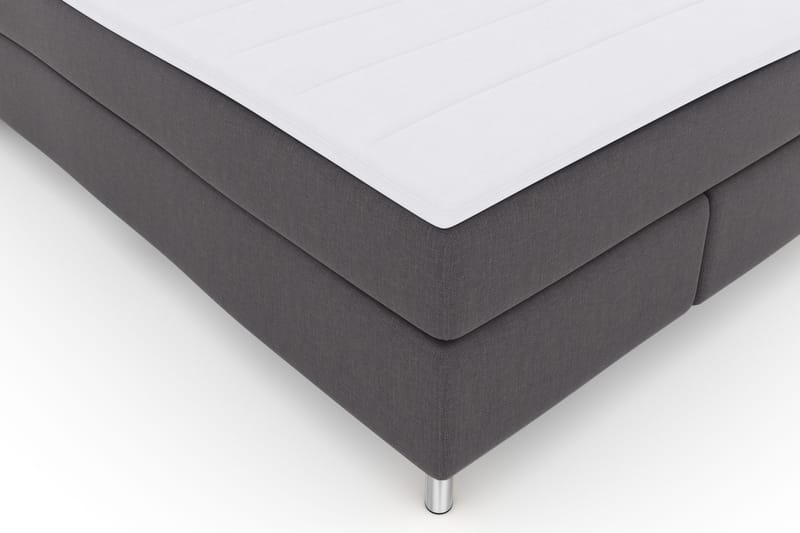 Select No 3 Komplett Sängpaket 140x200 Fast - Mörkgrå/Metall - Products - Möbler - Säng - Kontinentalsäng