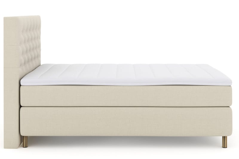 Select No 3 Komplett Sängpaket 140x200 Fast/Medium - Beige/Koppar - Products - Möbler - Säng - Kontinentalsäng