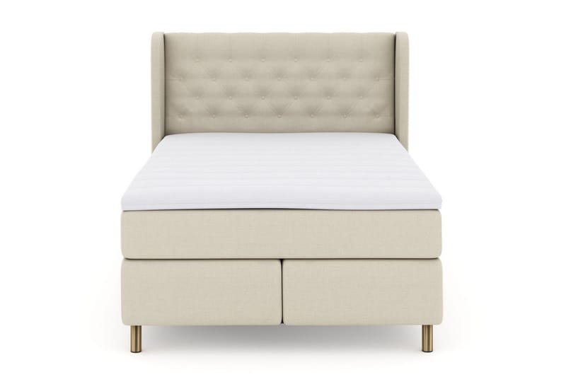 Select No 3 Komplett Sängpaket 140x200 Medium - Beige/Koppar - Products - Möbler - Säng - Kontinentalsäng