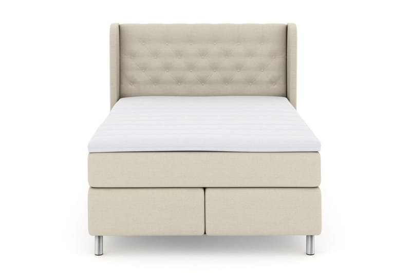 Select No 3 Komplett Sängpaket 160x200 Fast - Beige/Metall - Products - Möbler - Säng - Kontinentalsäng
