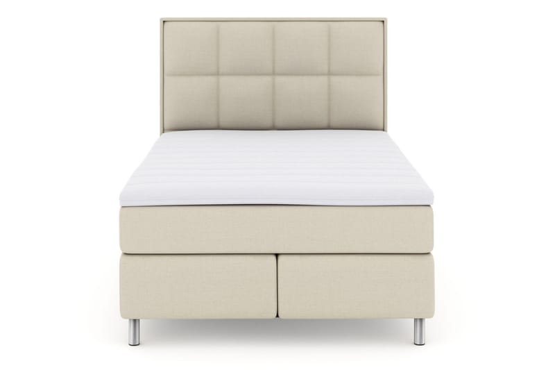 Select No 3 Komplett Sängpaket 160x200 Fast - Beige/Metall - Products - Möbler - Säng - Kontinentalsäng