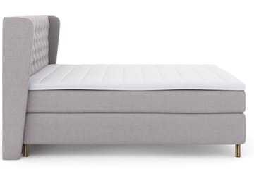 Select No 3 Komplett Sängpaket 160x200 Fast - Ljusgrå/Koppar - Products - Möbler - Säng - Kontinentalsäng
