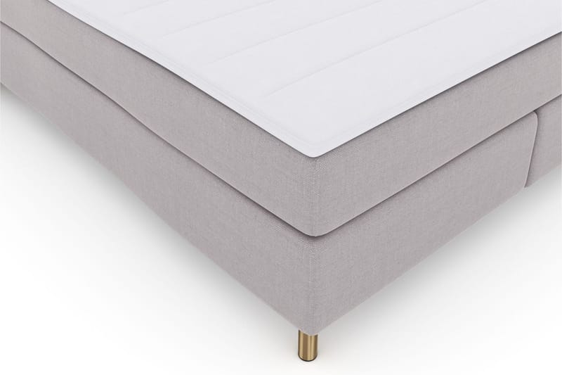 Select No 3 Komplett Sängpaket 160x200 Fast - Ljusgrå/Koppar - Products - Möbler - Säng - Kontinentalsäng
