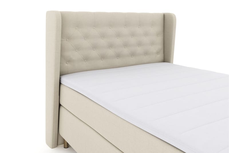 Select No 3 Komplett Sängpaket 160x200 Fast/Medium - Beige/Koppar - Products - Möbler - Säng - Kontinentalsäng