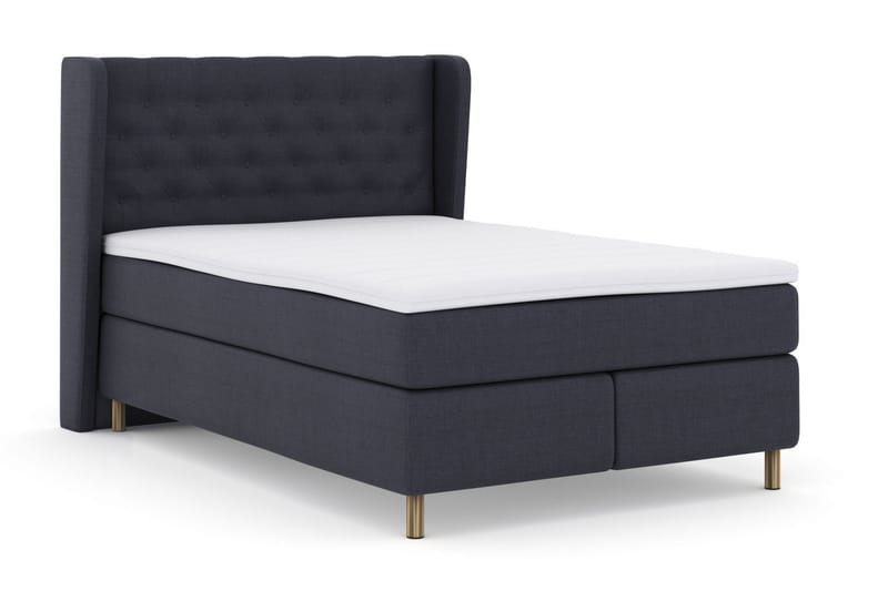 Select No 3 Komplett Sängpaket 160x200 Fast/Medium - Blå/Koppar - Products - Möbler - Säng - Kontinentalsäng
