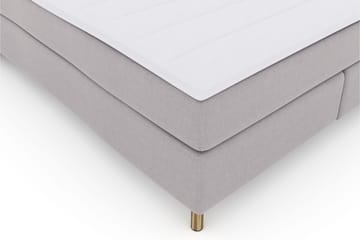 Select No 3 Komplett Sängpaket 160x200 Fast/Medium - Ljusgrå/Koppar - Products - Möbler - Säng - Kontinentalsäng
